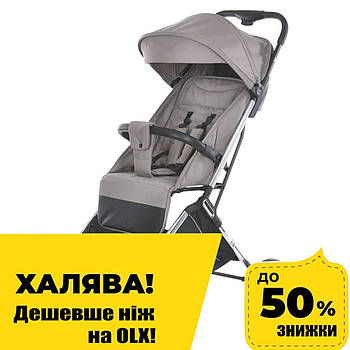 Прогулянковий візок дитячий El Camino LINK ME 1129 Beige Striped Бежева