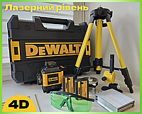 Нівелір DeWALT 16 ліній 3.7v зі штативом Лазерний рівень 4D Лазерний рівень 360o самовирівнювальний у кейсі