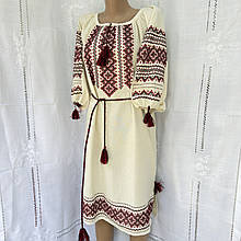 Сукня жіноча вишита в українському стилі ручної роботи розмір 48