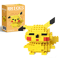 Конструктор фігурка BRICKS пікселі Пікачу 179 деталей C1048
