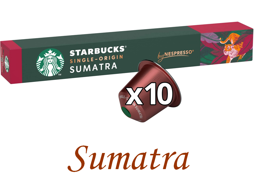 Nespresso Starbucks Sumatra (тубус 10 капсул), фото 1