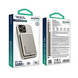 Мобільна батарея Ridea RP-M5 MAGPRO QC/PD 20W, QI 15 W with Magnetic 5000mAh, фото 3