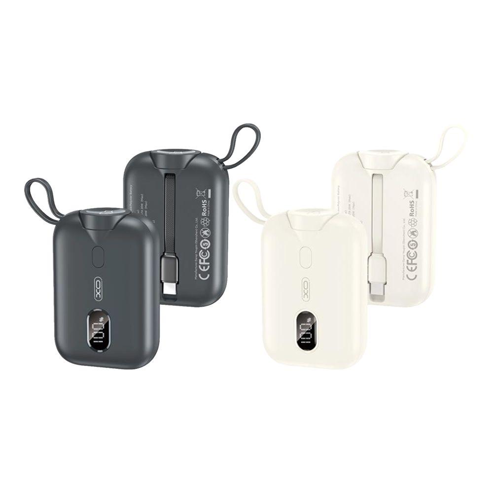 Power Bank XO PR260 Self-watch wireless charger, Type-C cable digital fast charger 20W, 10000 mAh, фото 1