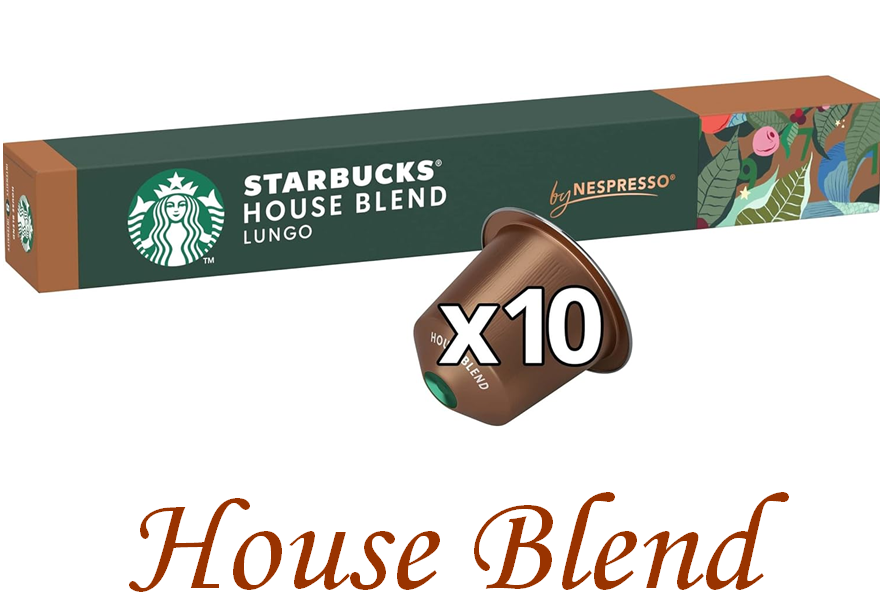 Nespresso Starbucks House Blend (тубус 10 капсул)