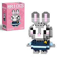 Конструктор фігурка BRICKS пікселі Джуді Хопс Зоотрополіс 143 деталей C1028
