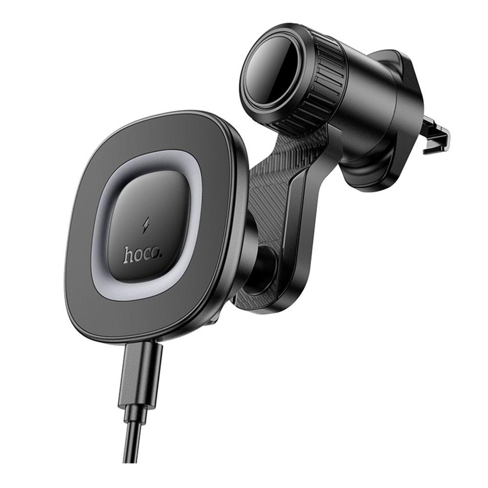 Автотримач Hoco HW30 4.5-7.0 inch Magnetic Ring Wireless 15W, фото 1