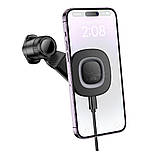 Автотримач Hoco HW30 4.5-7.0 inch Magnetic Ring Wireless 15W, фото 3