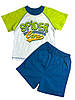 Дитячий літній комплект розмір 80 "Spider Cars” з футболкою та шортами, фото 5
