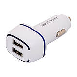 Автозарядний пристрій Borofone BZ14 Lightning 2USB 2.4A, фото 3