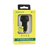 Автозарядний пристрій Borofone BZ14A PD20W+QC3.0 3A