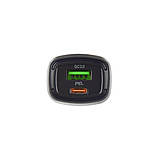 Автозарядний пристрій Borofone BZ14A PD20W+QC3.0 Type-C to Type-C 3A, фото 8