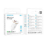 Автозарядний пристрій Borofone BZ22 1USB/1USB-C QC/PD30W, фото 2