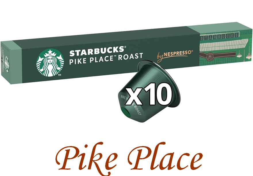 Nespresso Starbucks Pike Place (тубус 10 капсул)