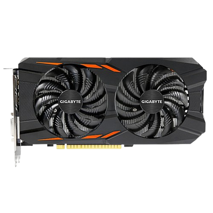 Відеокарта GeForce GTX 1050 Ti 4GB Gigabyte WindForce (GV-N105TWF2-4GD) Б/В, фото 3