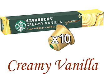 Кава в капсулах Nespresso Starbucks Creamy Vanilla (тубус 10 капсул)