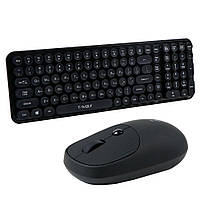 Бездротова Клавіатура та Миша TWolf TF350 Black