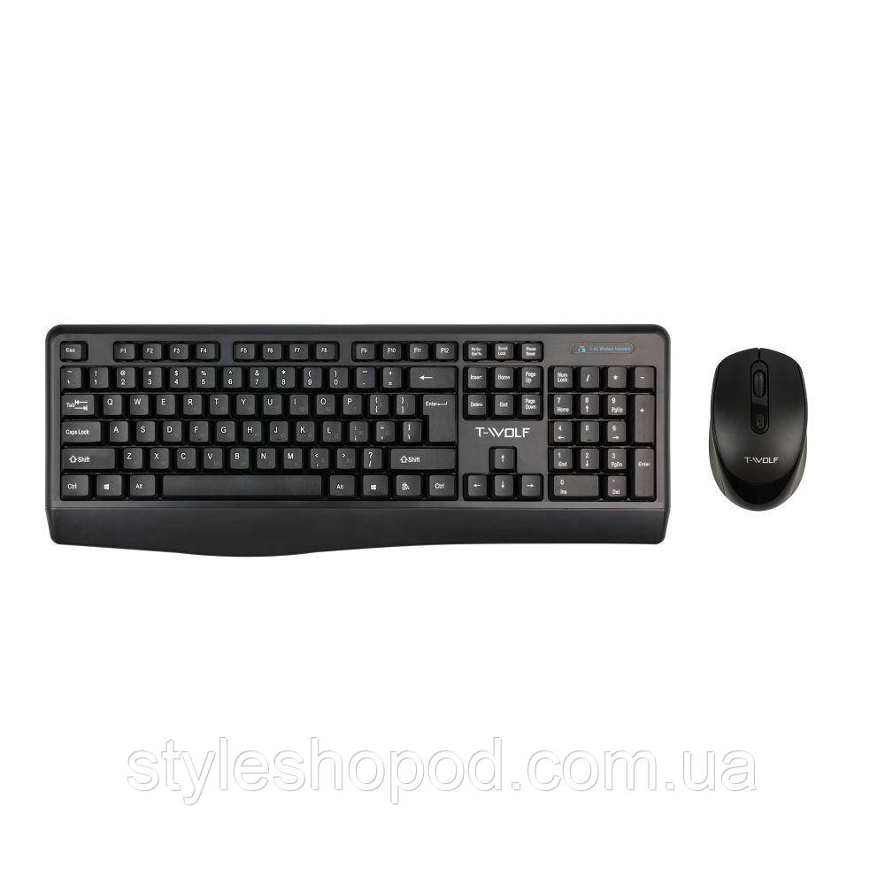 Бездротова Клавіатура та Миша TWolf TF100, фото 1