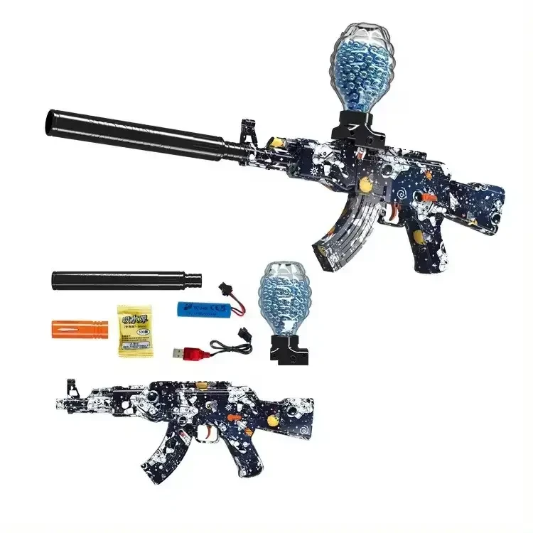 Автомат на орбізах акумуляторний зі світловими ефектами GUN TOYS WH10 Орбібольний автомат на гелевих кульках