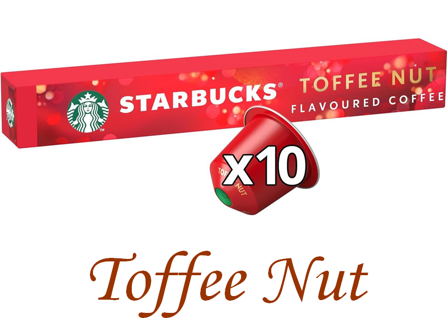 Nespresso Starbucks Toffee Nut Limited Edition  (тубус 10 капсул), фото 1