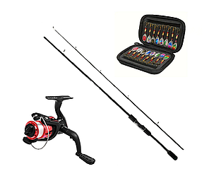 Набір для лову хижака 16 блешень (щука, судак, окунь, головень)