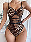 Спокусливий боді леопардовий. Сексуальний комплект. Еротична білизна. Сексуальна білизна., фото 4