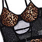 Спокусливий боді леопардовий. Сексуальний комплект. Еротична білизна. Сексуальна білизна., фото 9