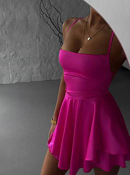 Комбінезон жіночий шовковий з відкритою спиною (Норма)