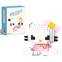 Конструктор фігурка BRICKS пікселі Хеллоу Кітті Hello Kitty 408 деталей S71130