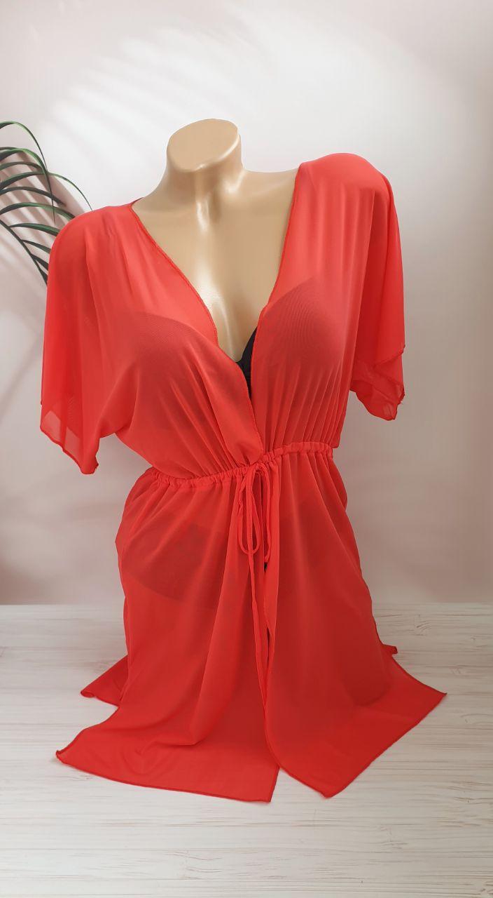 Пляжна туніка халатиком, L, XL, XXL розм