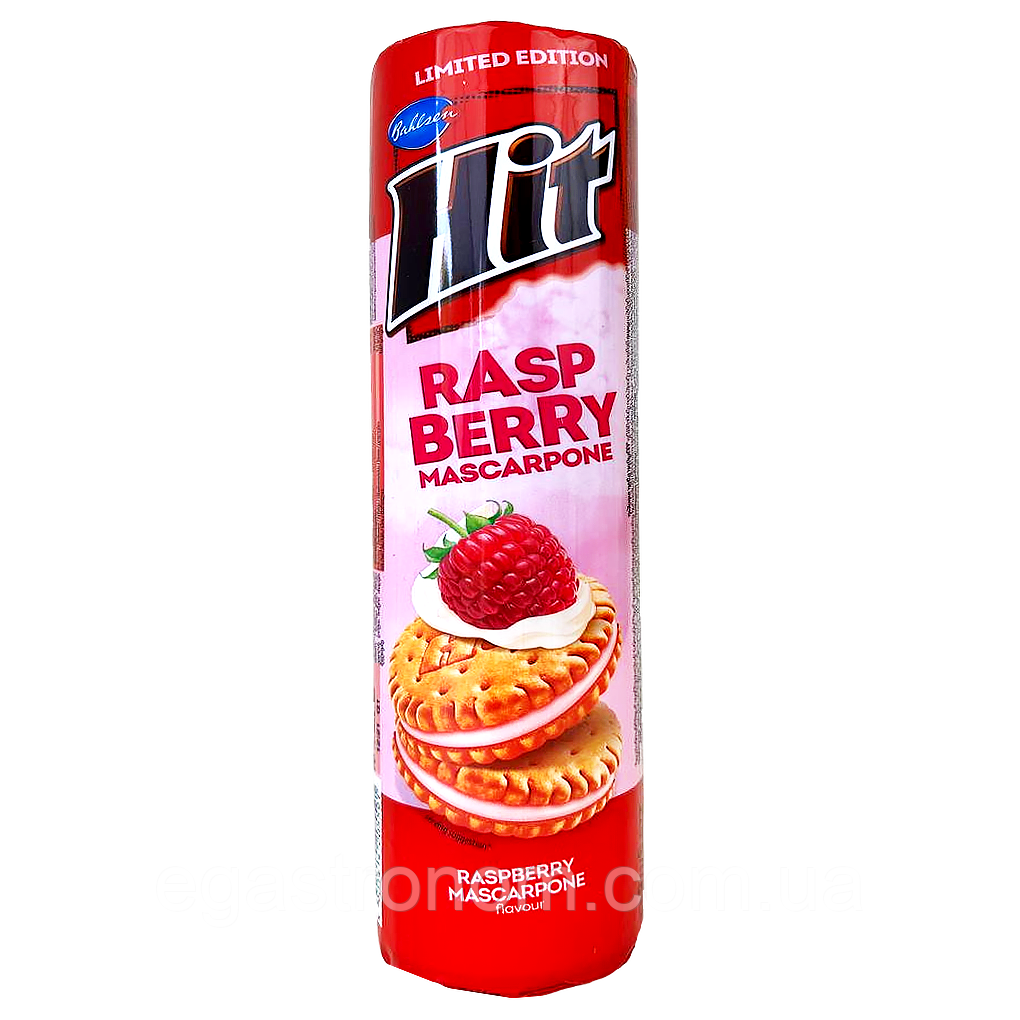 Печиво малина Хіт Hit rasberry 220g 24шт/ящ (Код: 00-00017540), фото 1