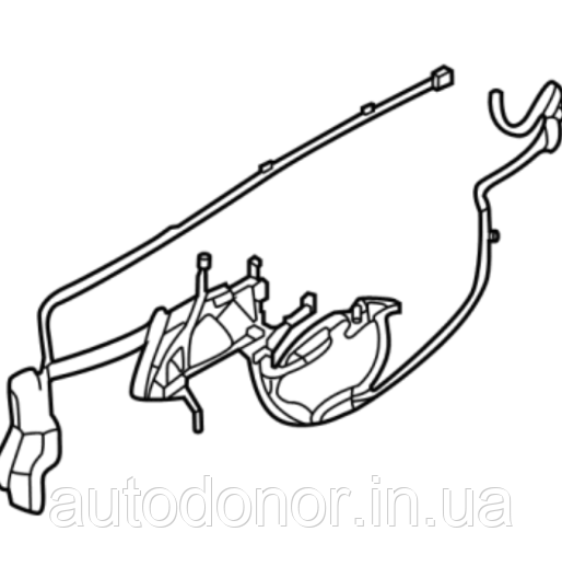 Проводка двері передньої ліва з Surround View, з Illumination Nissan Ariya (22-)  24125-5MP2A