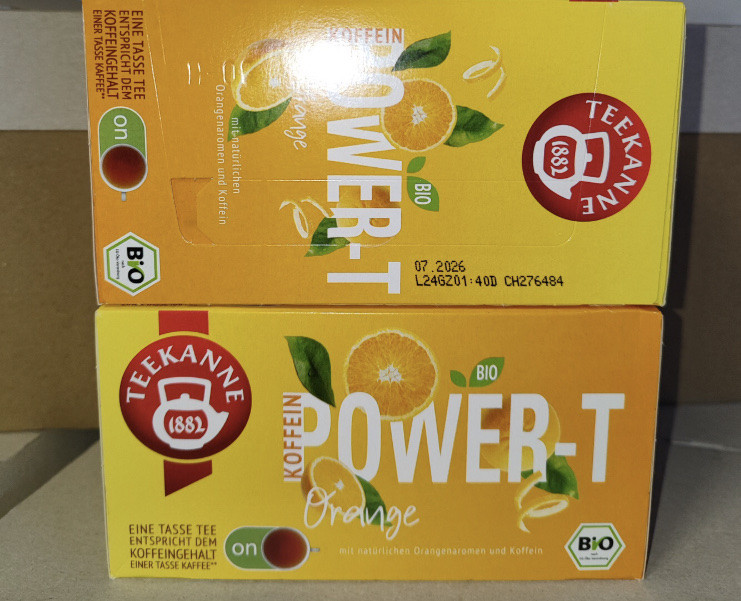 Чай у пакетах Teekanne Power-T фруктовий з апельсином 40.5г (18пак)