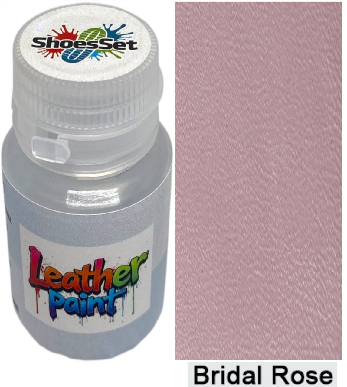 Фарба поліуретанова (водна) для шкіряних виробів 20 мл. Bridal Rose, фото 1
