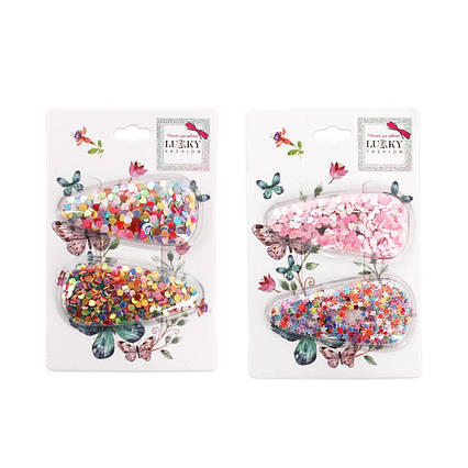 Заколки для волосся (2 шт.), красивий і зручний аксесуар, арт. (T18432)