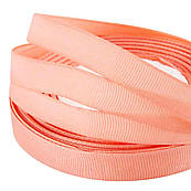 Стрічка репсова 1,2 см Персик 23 м (214)