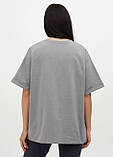 Футболка жіноча оверсайз Ж584-24 S сіра, фото 2