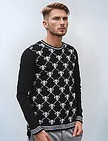 Светр чоловічий Borz 1003 чорний Розміри L(48/50)