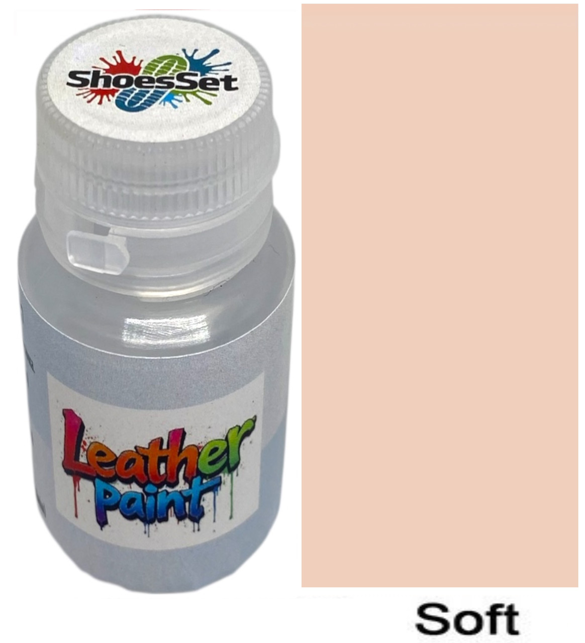 Фарба поліуретанова (водна) для шкіряних виробів 20 мл. Soft, фото 1