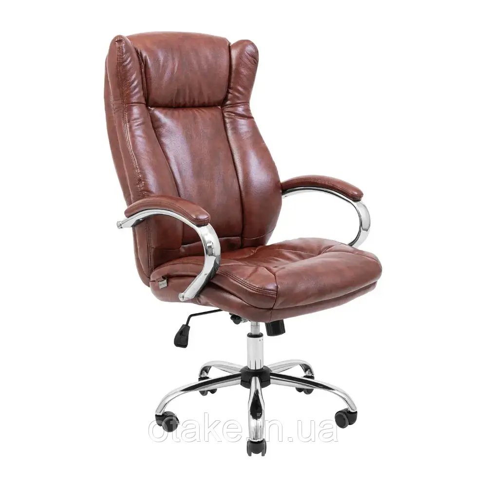 Крісло Richman Сенатор Хром М-2 (Anyfix) Коричнева, фото 1