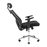 Крісло Richman Роджер Хром M-2 (Anyfix) Сітка чорна, фото 4