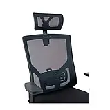 Крісло Richman Роджер Хром M-2 (Anyfix) Сітка чорна, фото 5