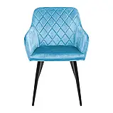 Стілець Richman Ліберті Ніжки чорні Бірюзовий, фото 2