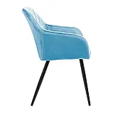 Стілець Richman Ліберті Ніжки чорні Бірюзовий, фото 3