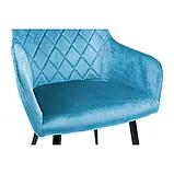 Стілець Richman Ліберті Ніжки чорні Бірюзовий, фото 5