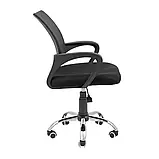 Крісло Richman Спайдер Ю Хром Піастра Сітка чорна + сіра, фото 3