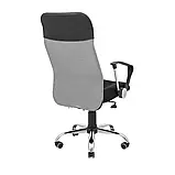 Крісло Richman Ультра Ю Хром M-1 (Tilt) Сітка чорна + сіра, фото 4