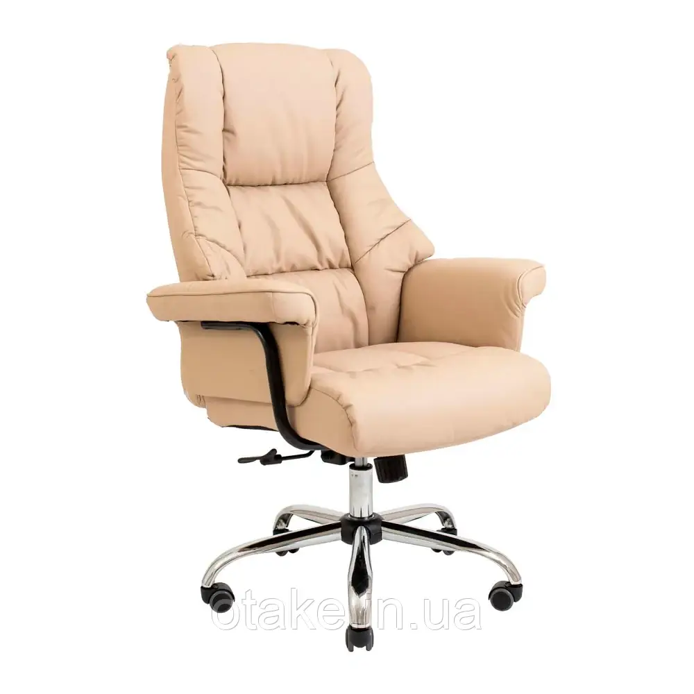 Крісло Richman Конгрес Хром M-2 Широкий (Anyfix Wide) Бежевий, фото 1