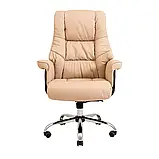 Крісло Richman Конгрес Хром M-2 Широкий (Anyfix Wide) Бежевий, фото 2