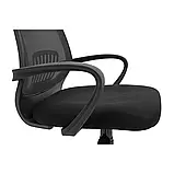 Крісло Richman Стар Пластик Піастра Сітка чорна, фото 5