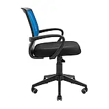 Крісло Richman Стар Пластик Піастра Сітка чорна + синя, фото 3